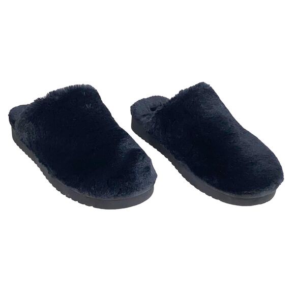 Koolaburra X UGG Women’s Sonele Black Shearling Slipper Size US 7 - Picture 2 of 9
